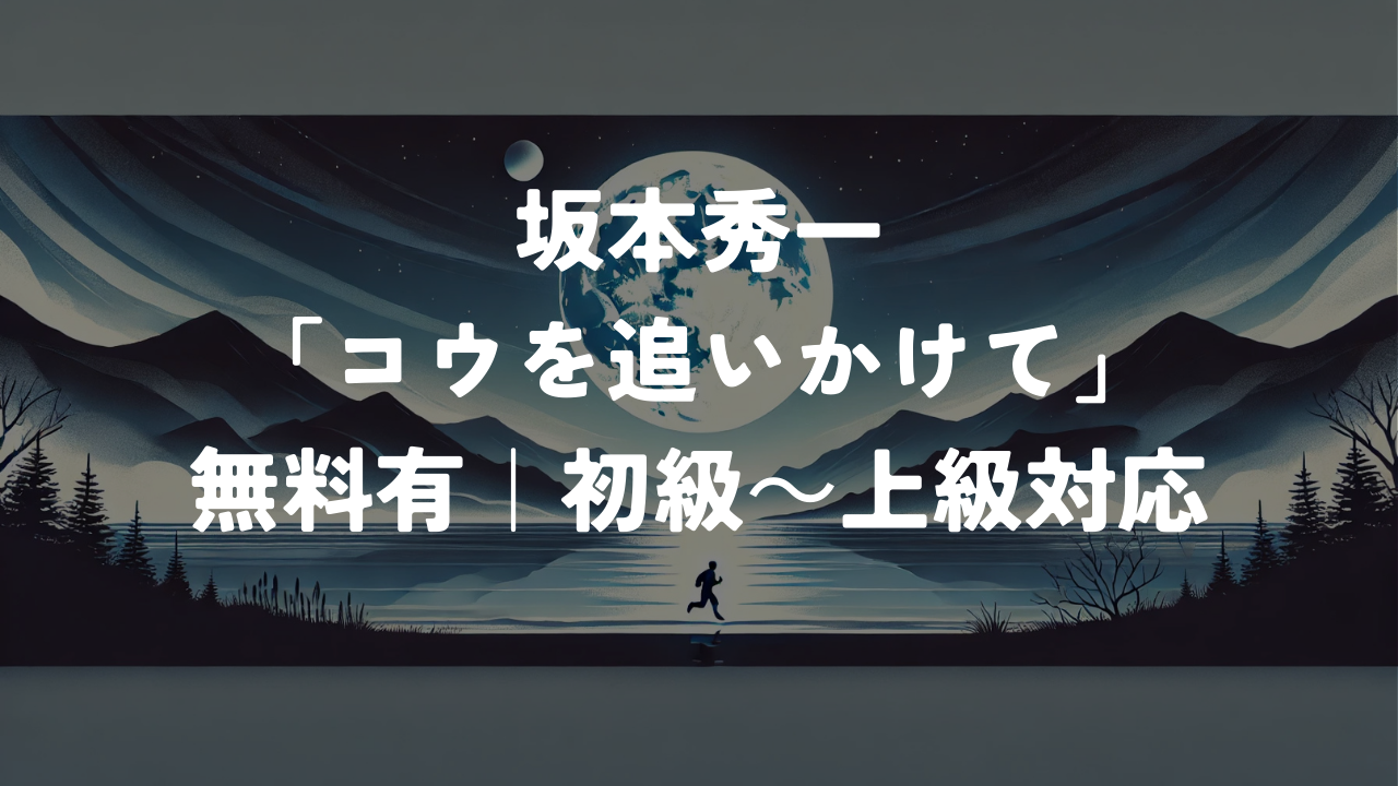 坂本秀一「コウを追いかけて」
