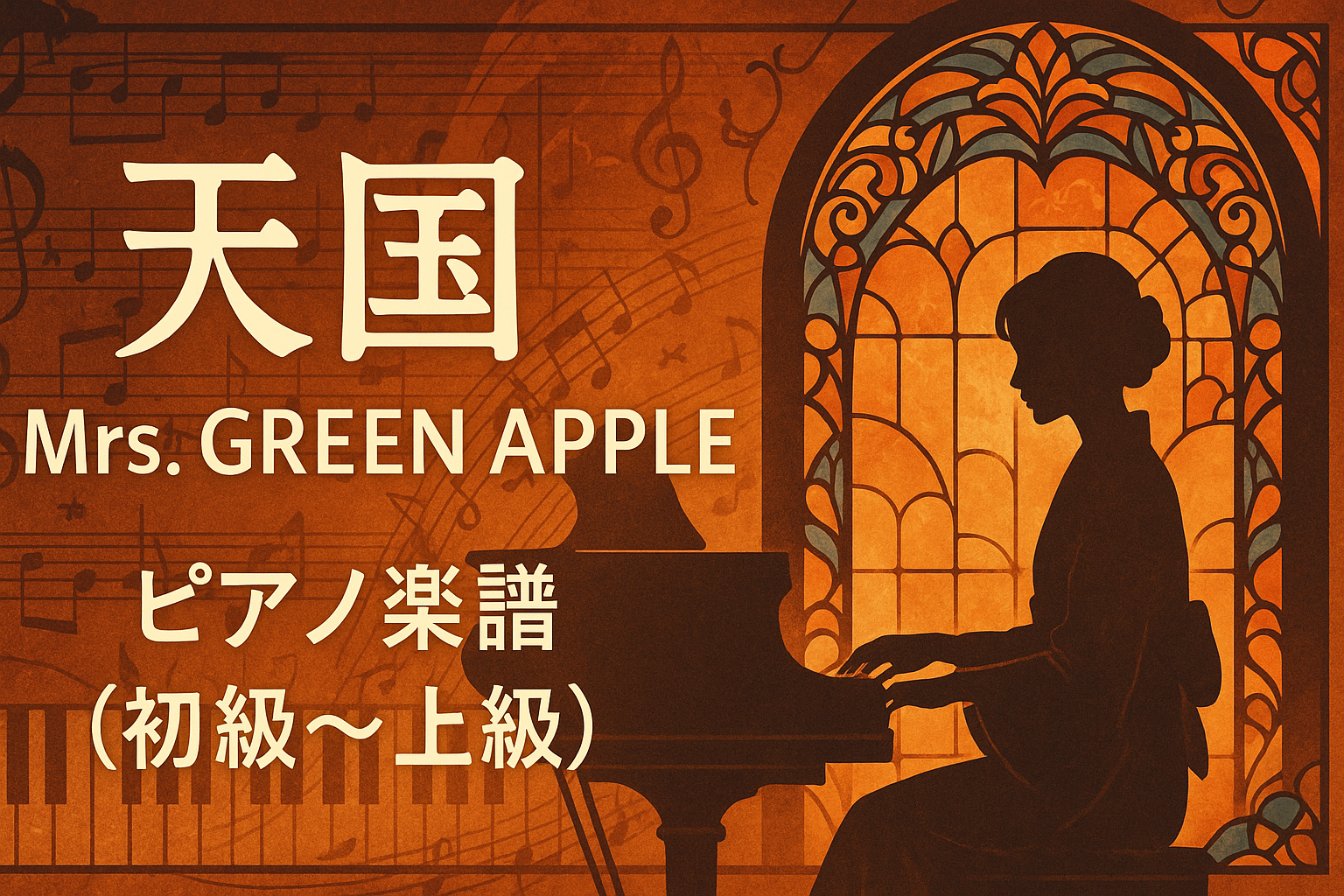 天国 / Mrs. GREEN APPLE（ピアノ楽譜）