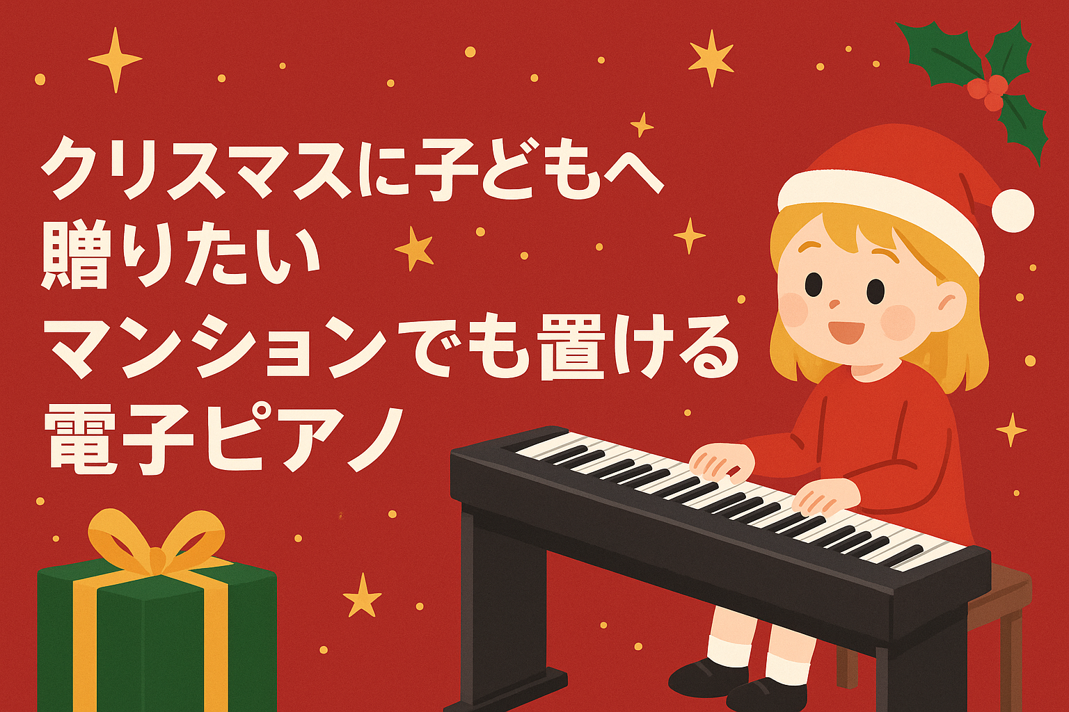 クリスマスに子どもへ贈る♪マンションでも置ける電子ピアノ5選【2025】